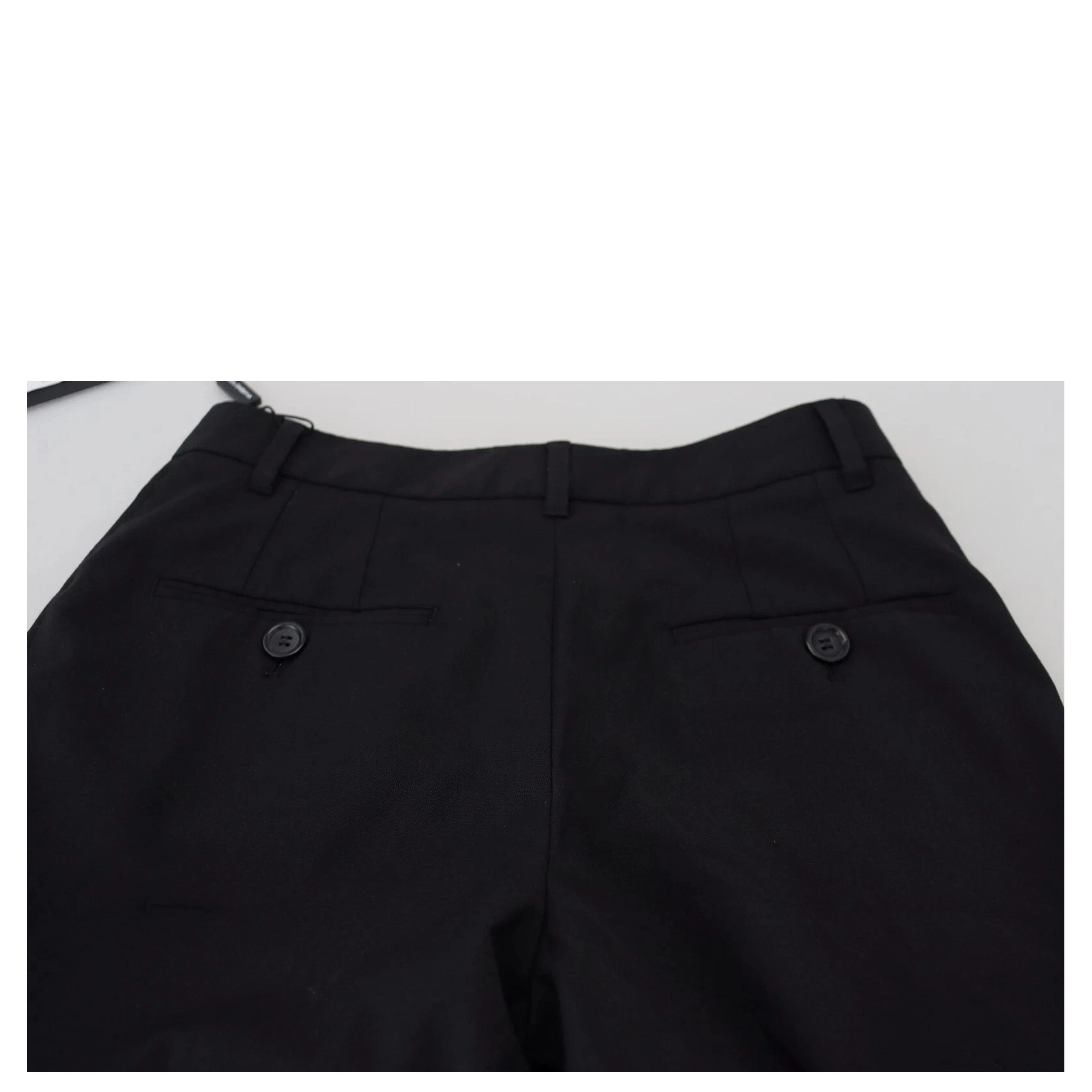 Black High Waist Skinny Trouser STAFF Pants