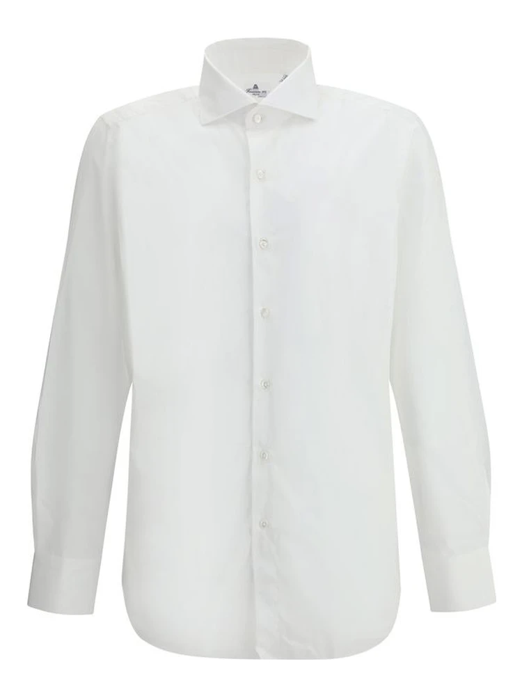 White Cotton Dress Shirt