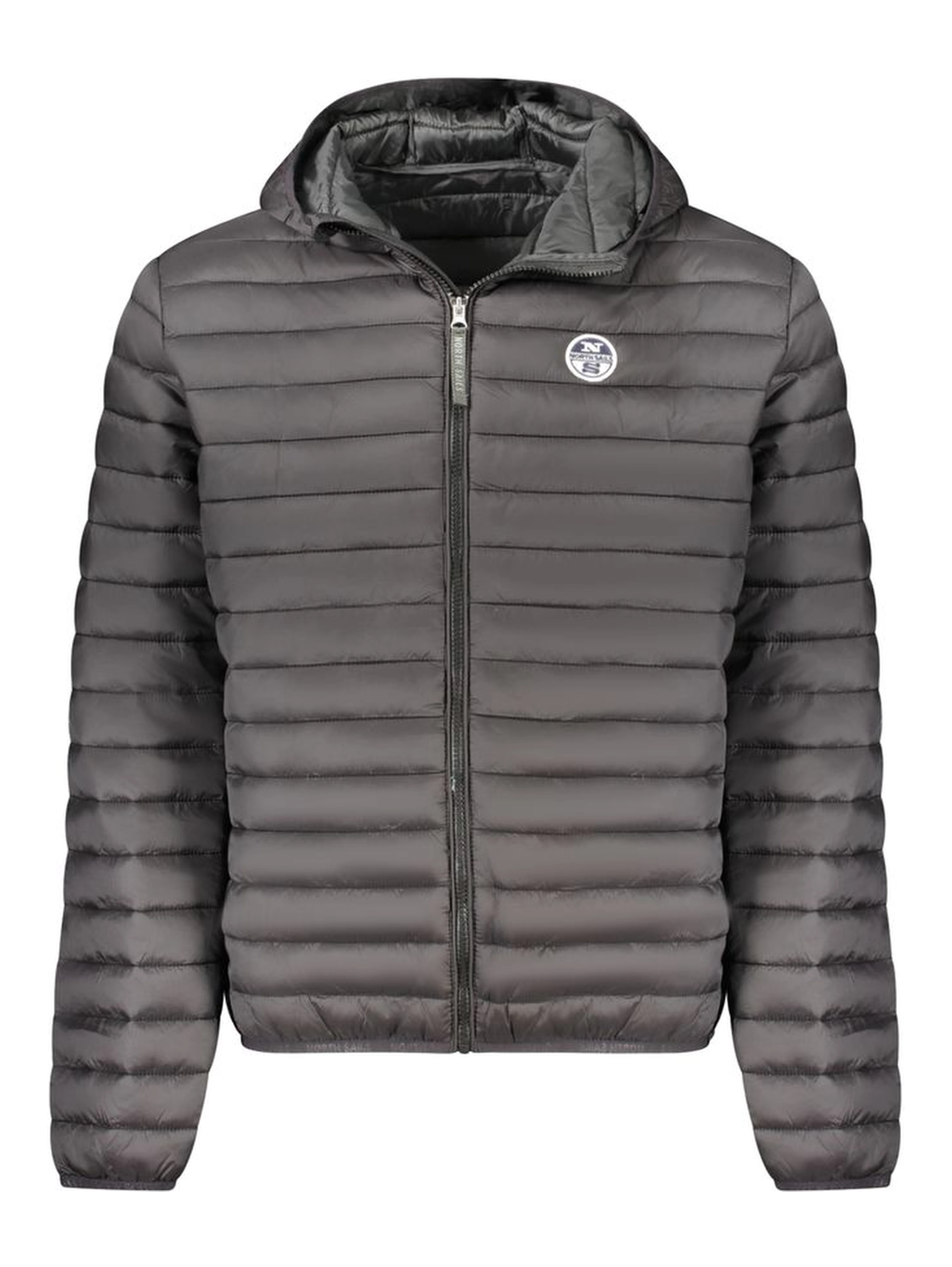Black Polyester Men Jacket