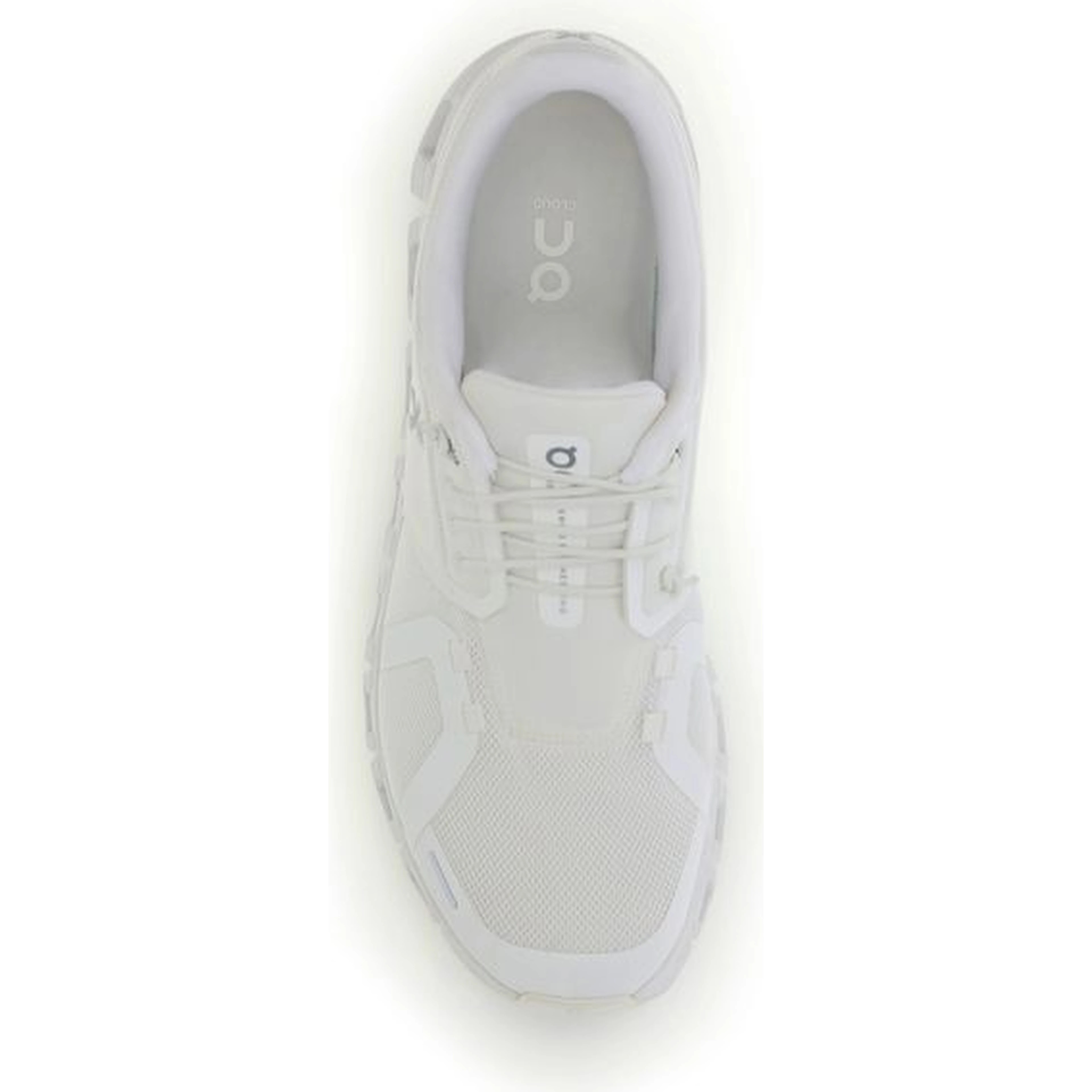 White Recycled Polyester Athletic Sneakers