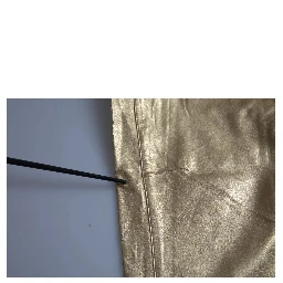 Gold High Waist Skinny Women Metallic Pants