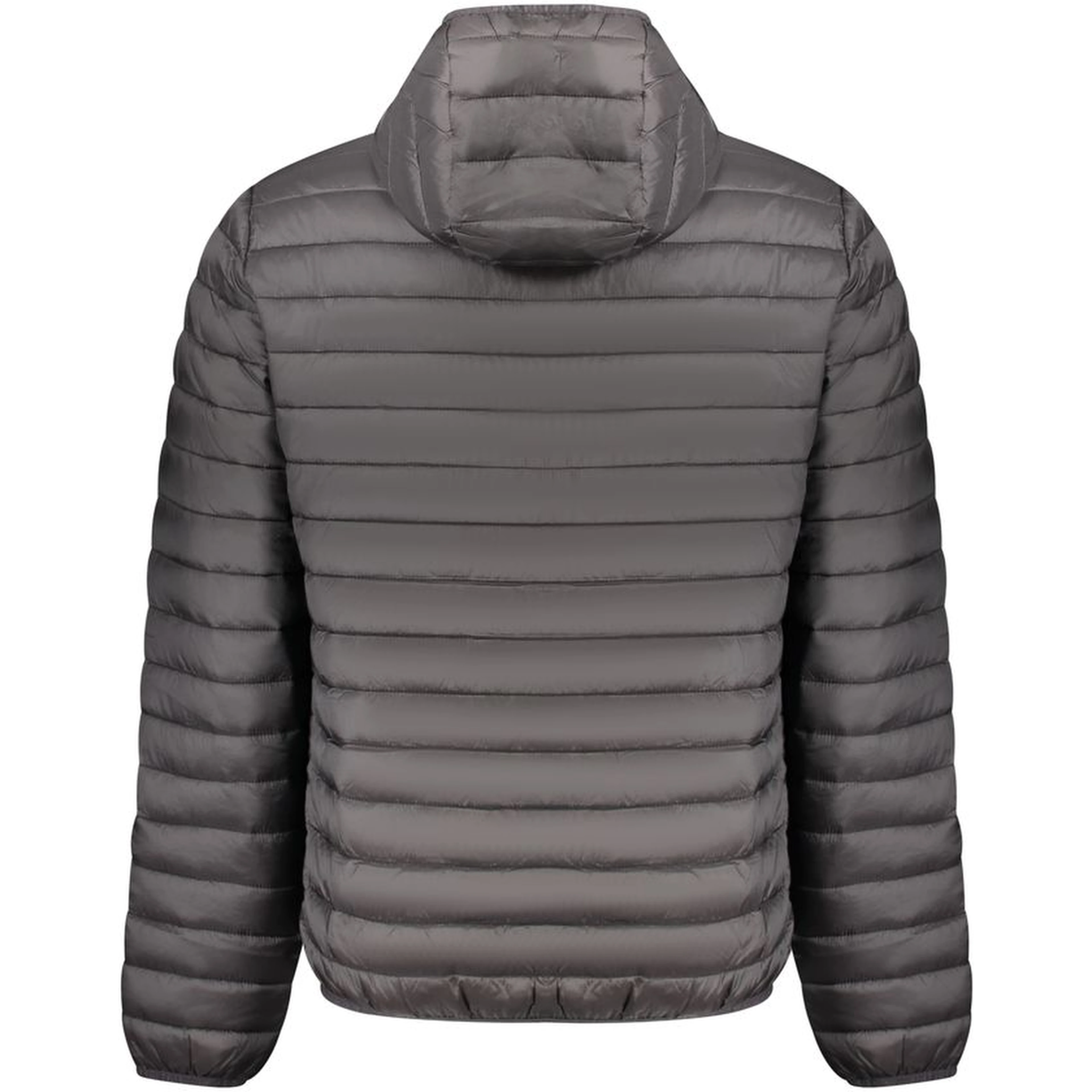 Black Polyester Men Jacket