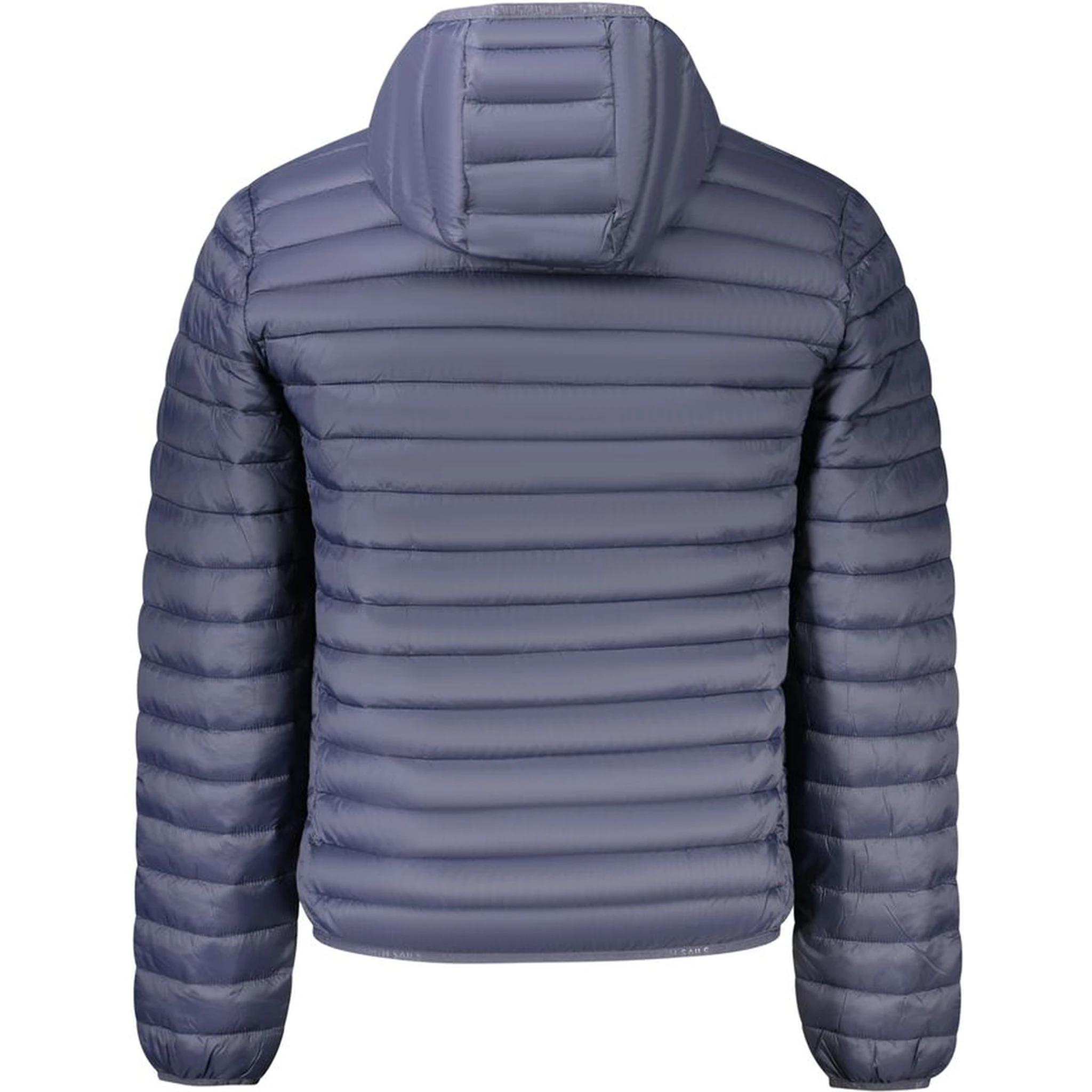 Blue Polyester Men Jacket
