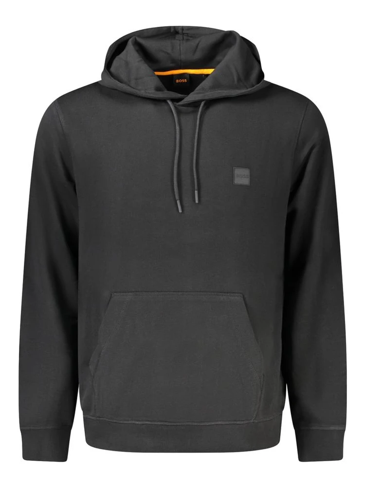 Black Cotton Sweatshirt