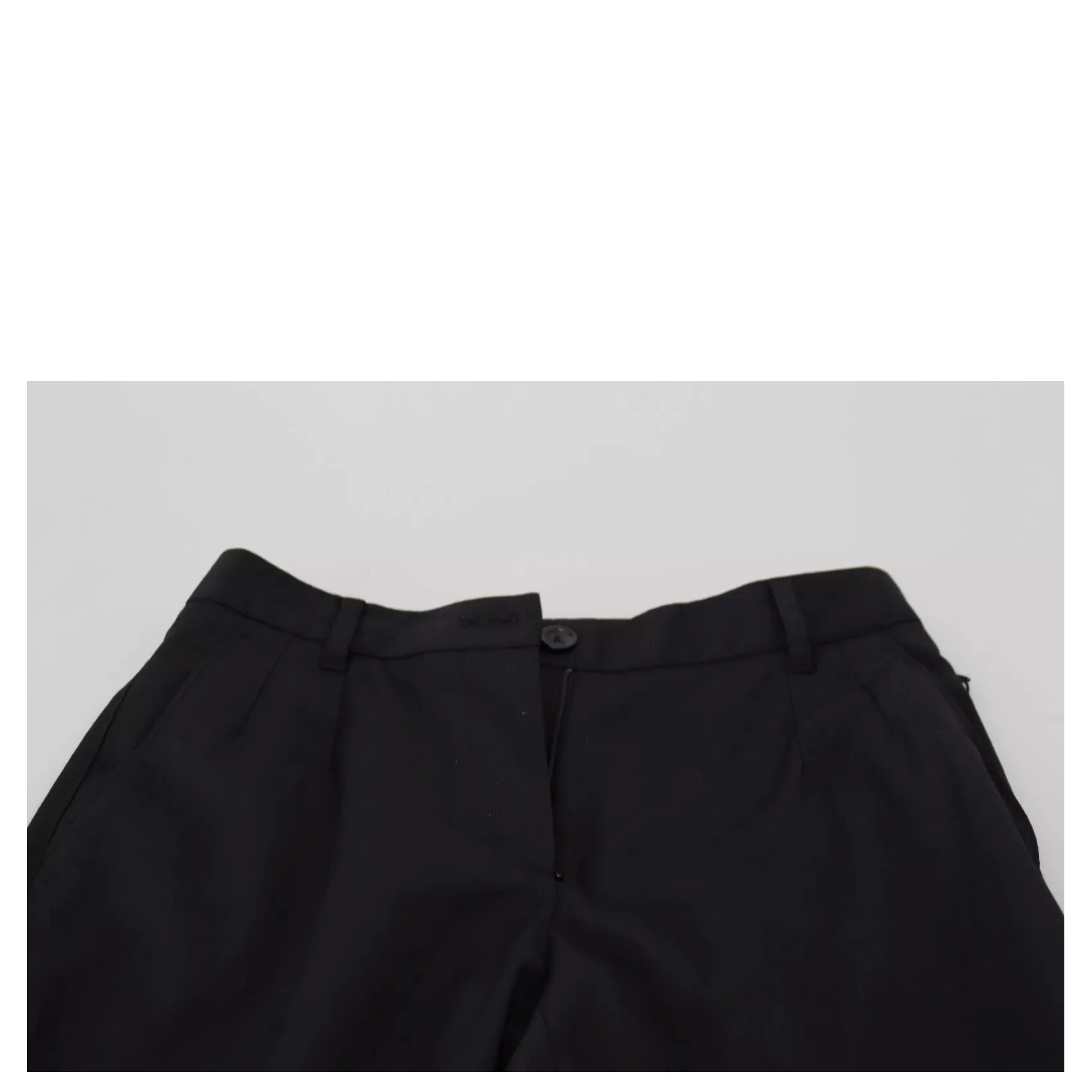 Black High Waist Skinny Trouser STAFF Pants