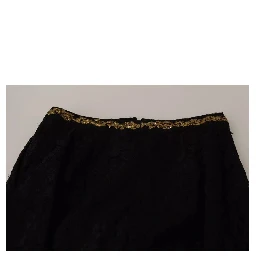 Black Lace Gold Baroque SPECIAL PIECE Shorts