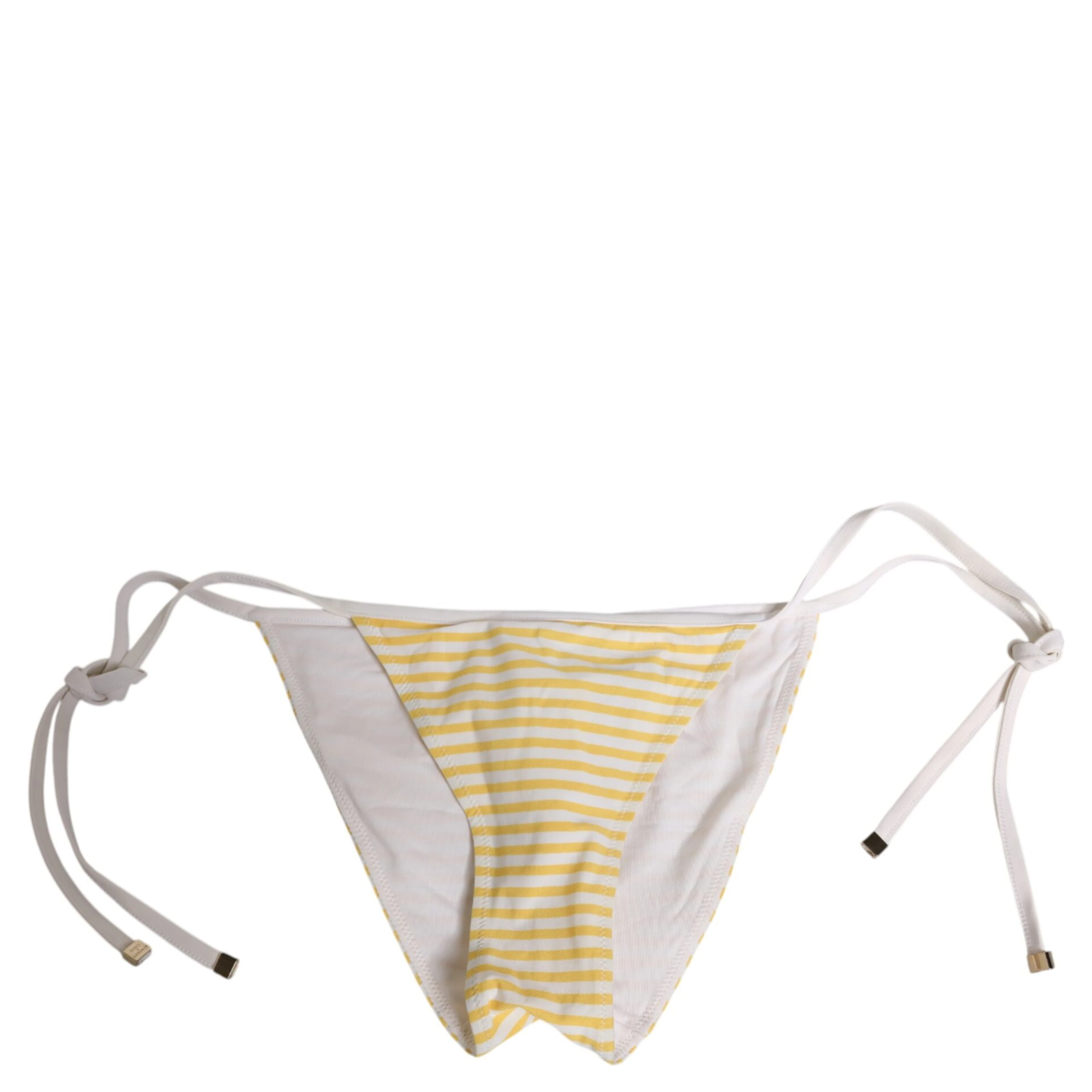 White Yellow Stripe Tie Side Logo Underwear