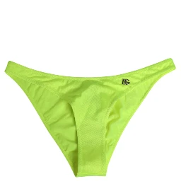 Neon Green DG Logo Swim Briefs Women Underwear
