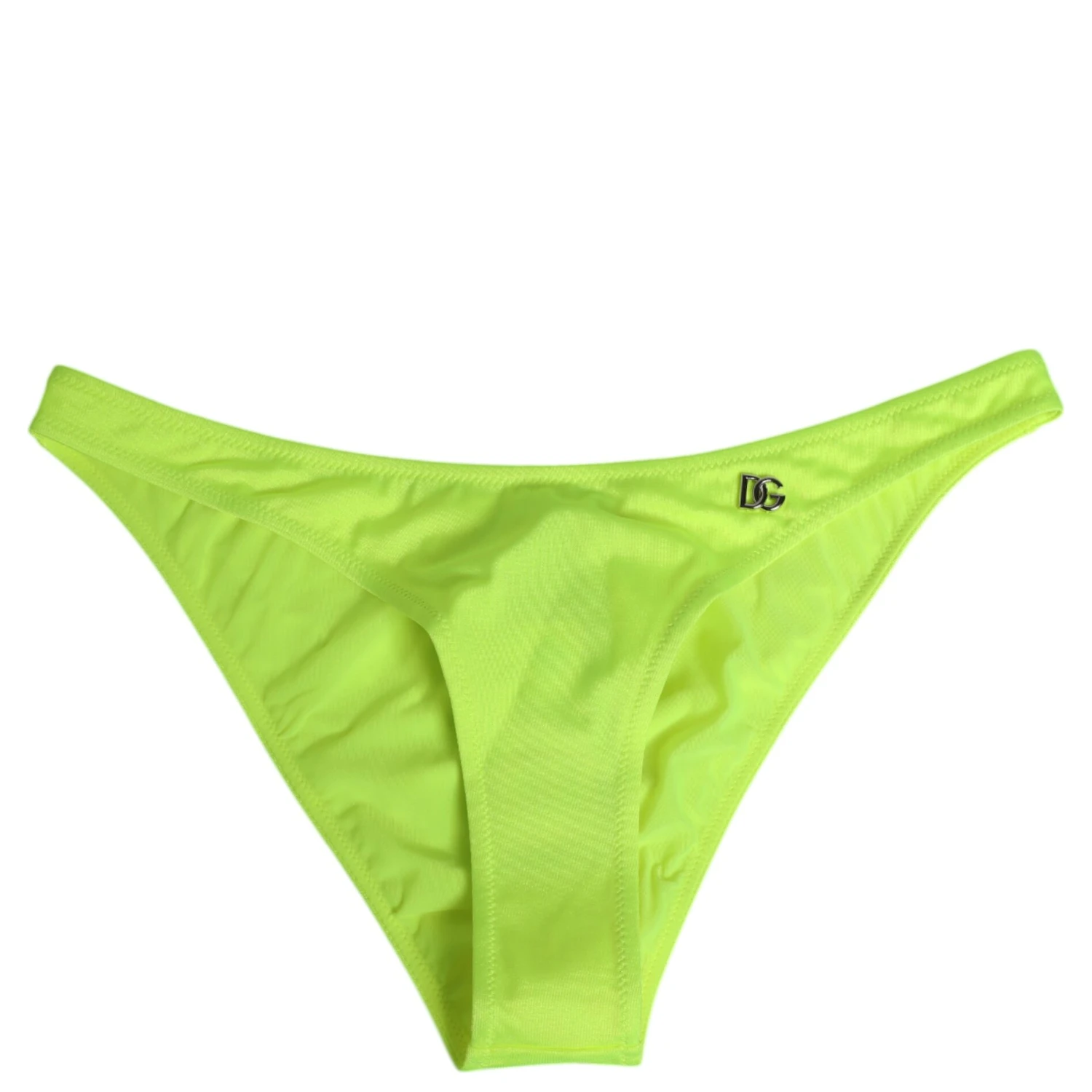 Neon Green DG Logo Swim Briefs Women Underwear