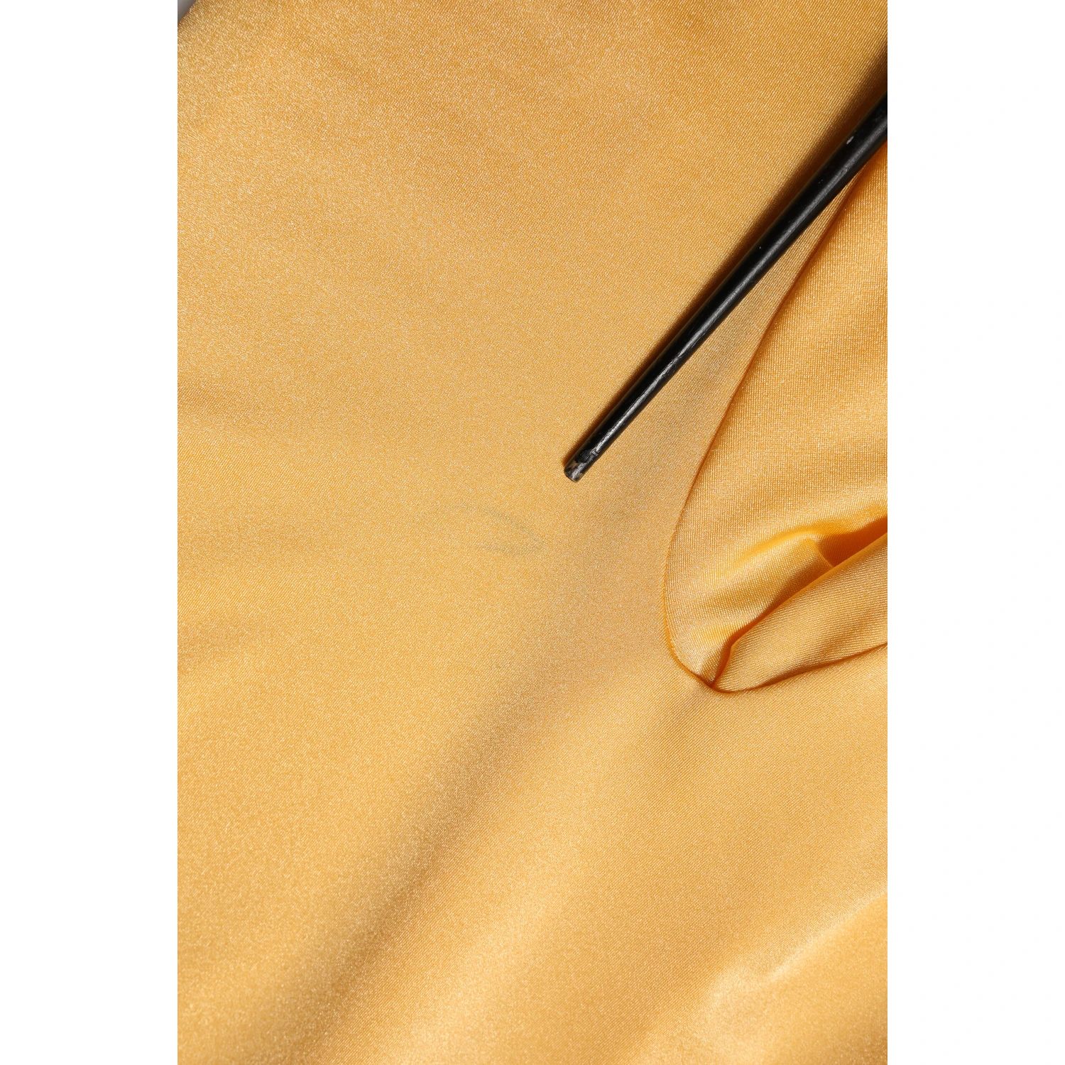 Gold Yellow Stretch Long Sleeve Bodysuit Dress