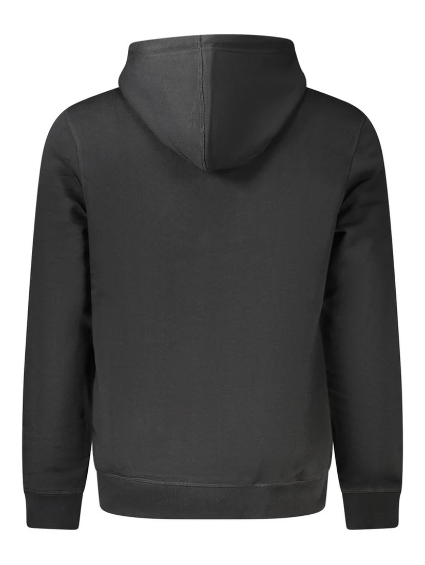 Black Cotton Sweatshirt