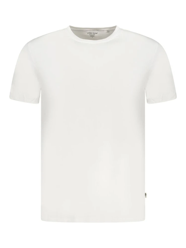 White Elastane T-Shirt