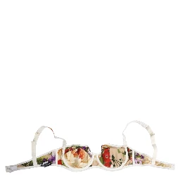 Floral Print Semi Padded Balconette Bra Underwear