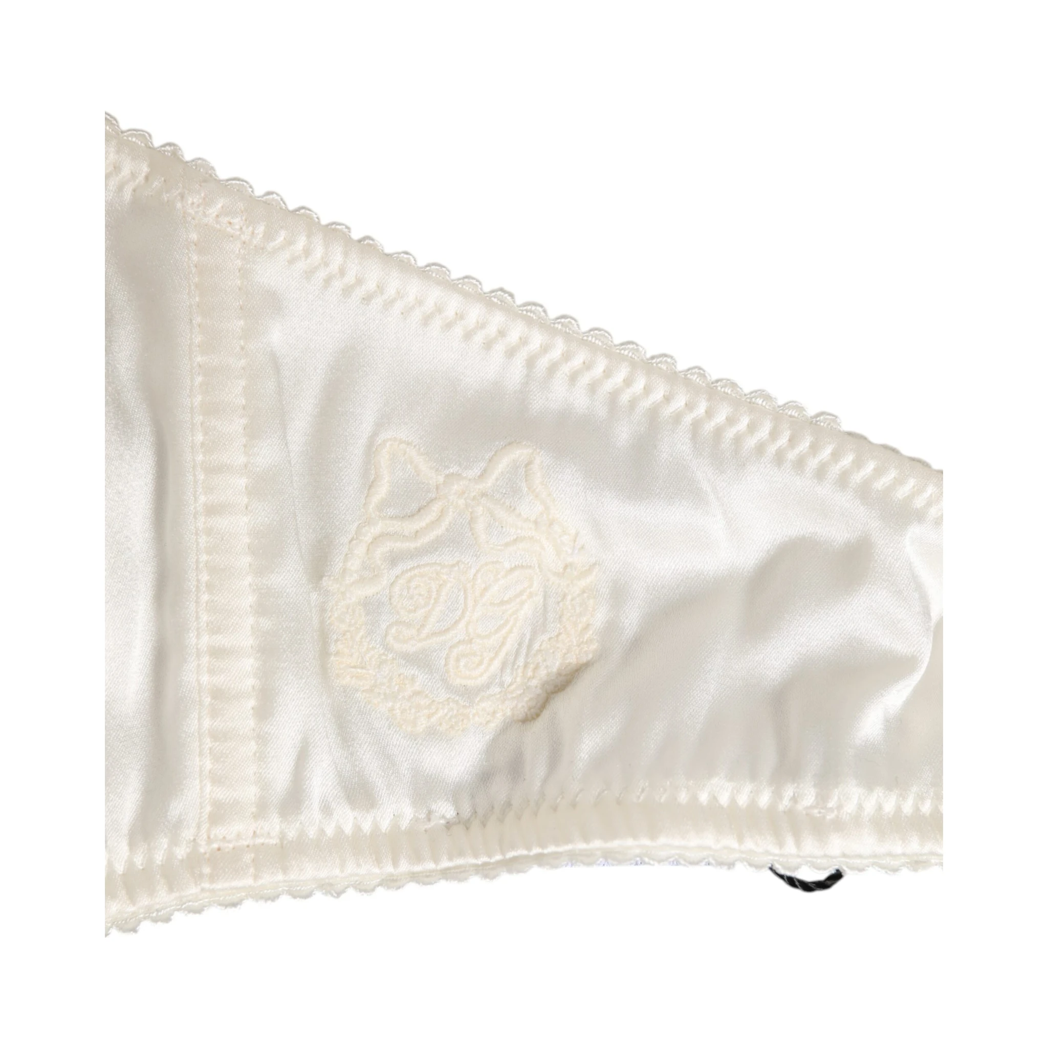 White Silk Satin Balconnet Lingerie Bra Underwear