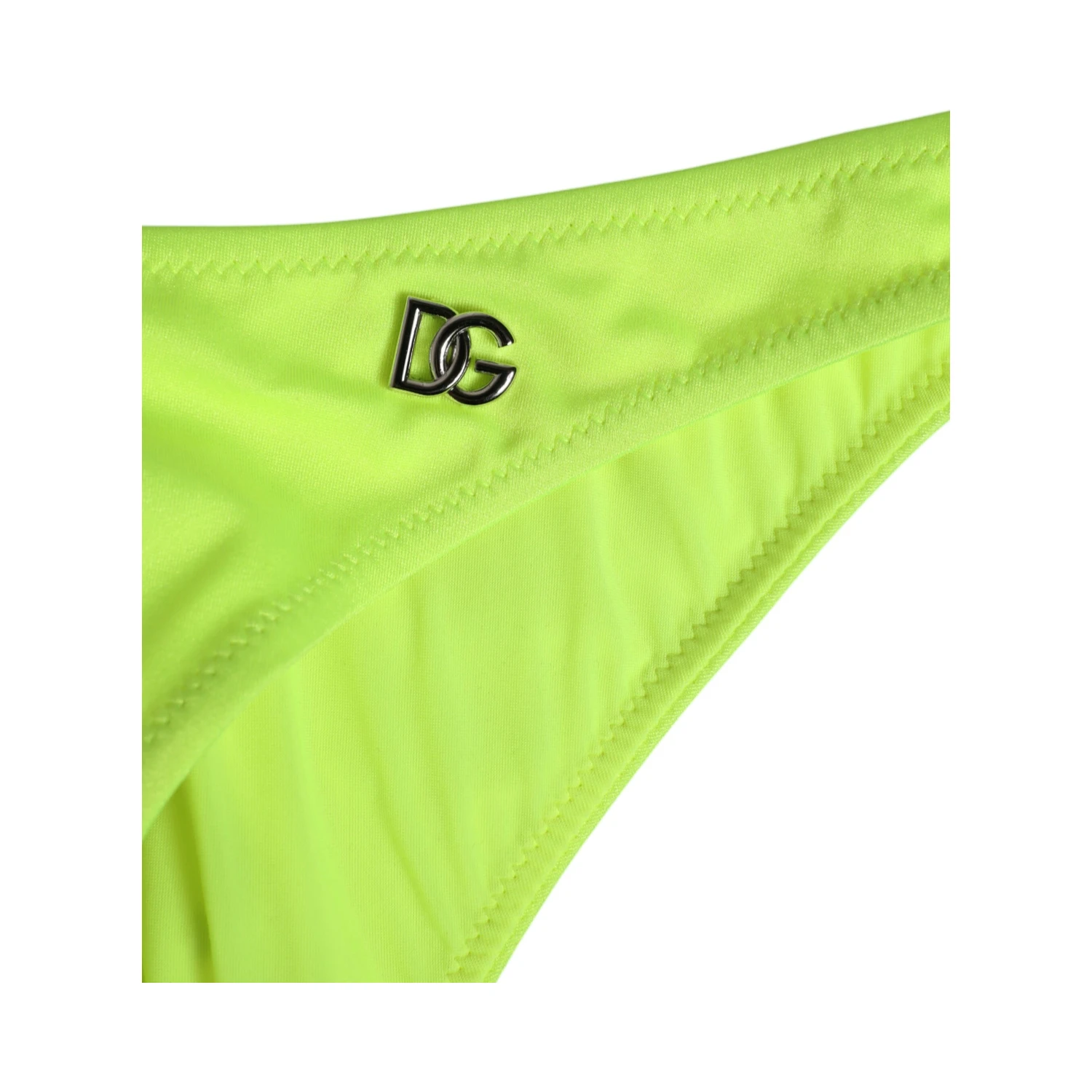 Neon Green DG Logo Swim Briefs Women Underwear