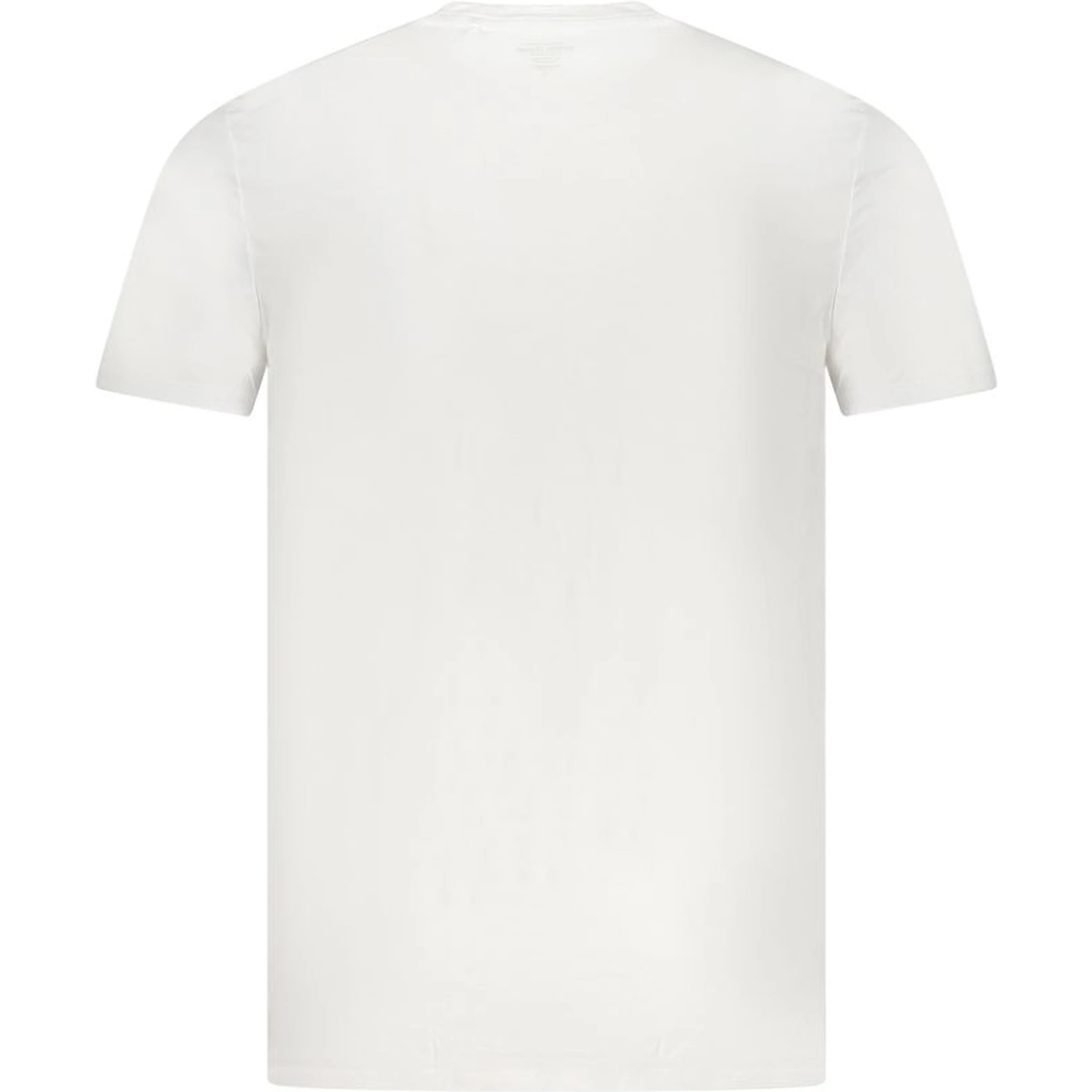 White Elastane T-Shirt