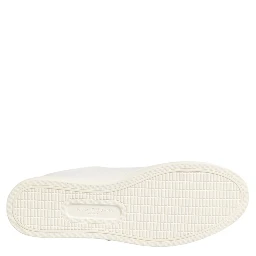 White Leather Sacre Heart Patch Sneakers  Shoes