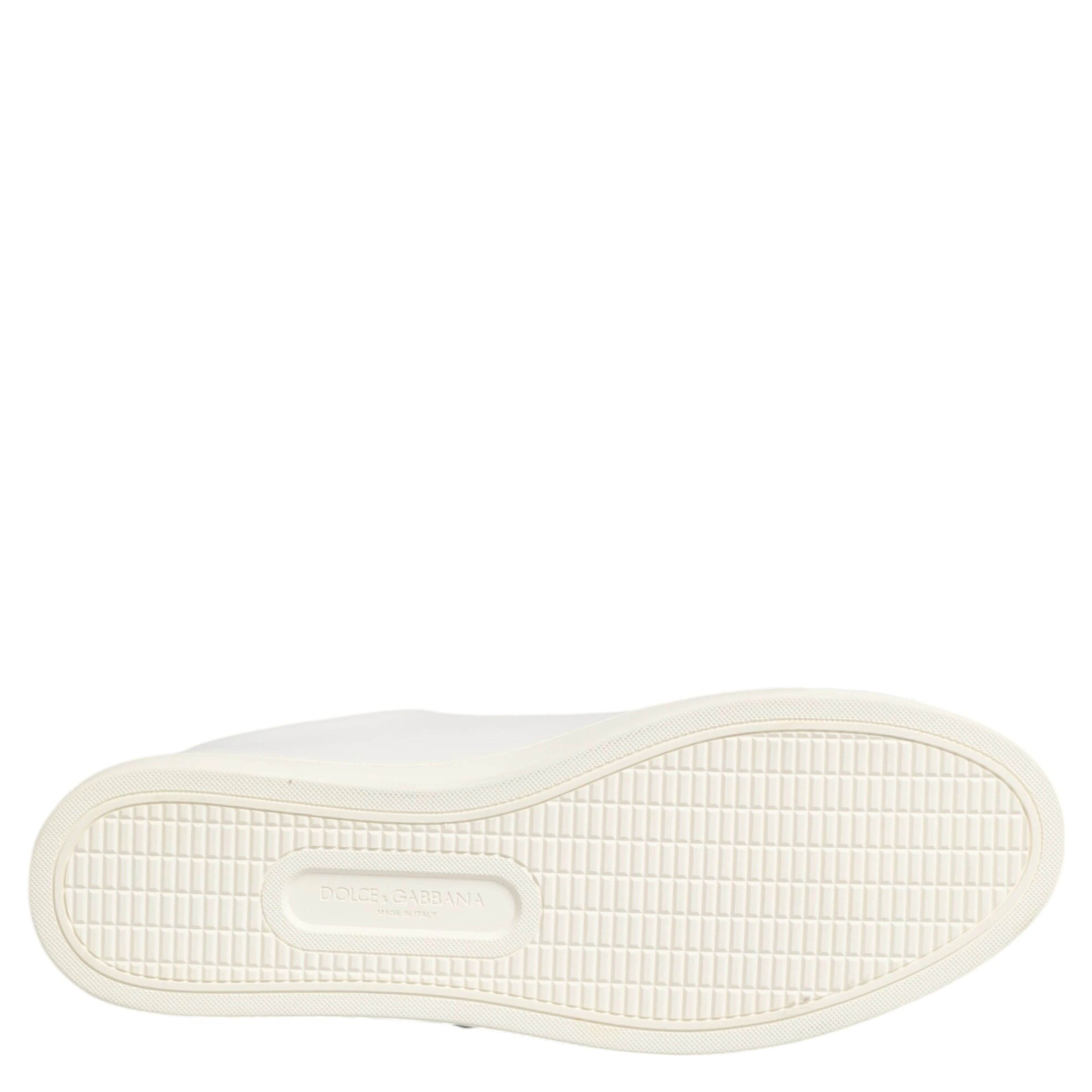 White Leather Sacre Heart Patch Sneakers  Shoes