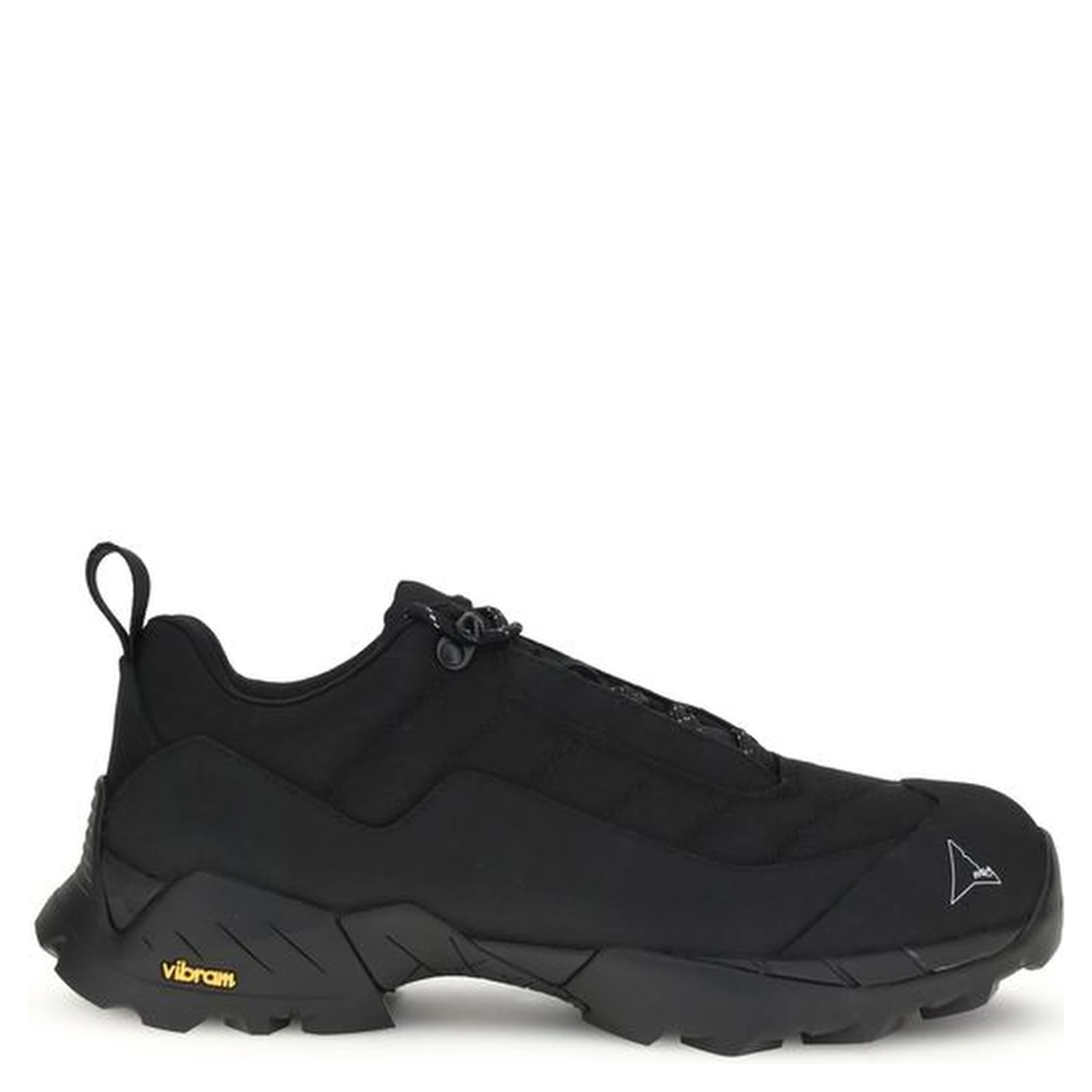Black Polyamide Athletic Sneakers