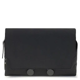 Black Polyamide Clutch Bag