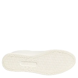White Leather Rose Embroidery Low-Top  Shoes