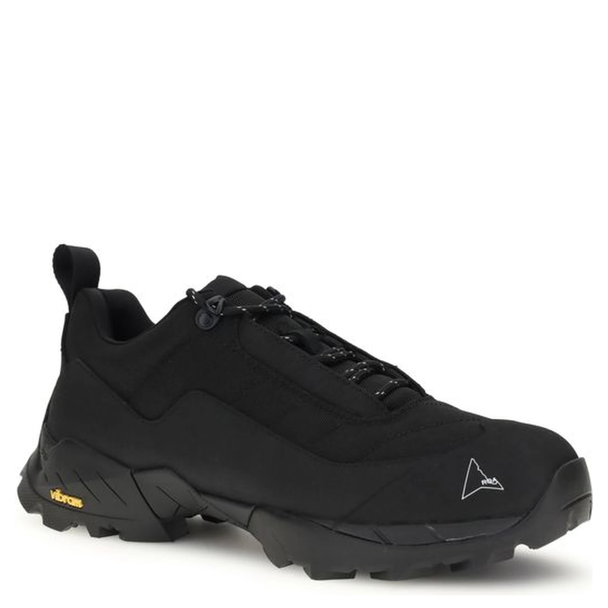 Black Polyamide Athletic Sneakers