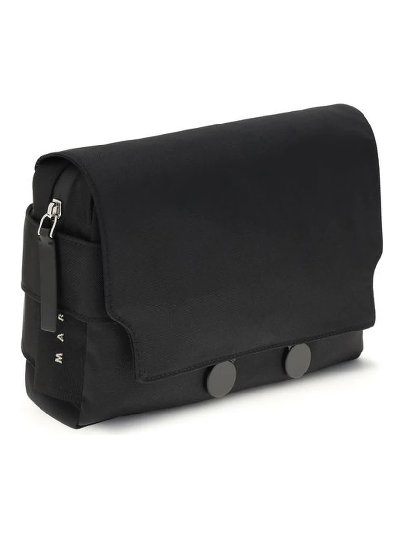 Black Polyamide Clutch Bag