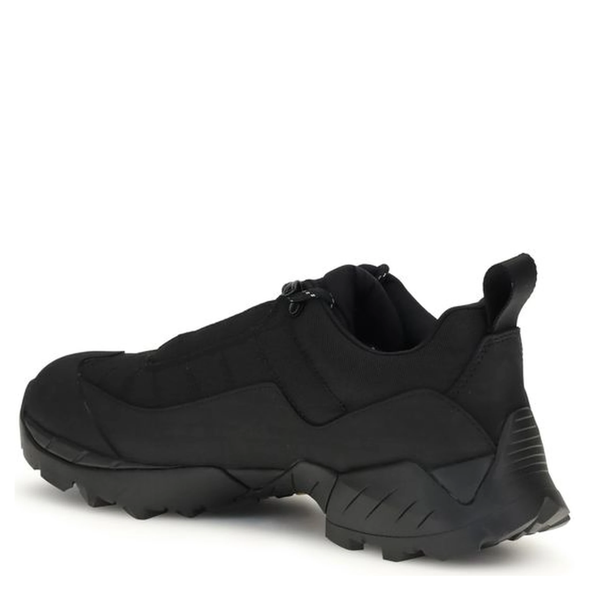Black Polyamide Athletic Sneakers