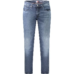 Blue Cotton Men Jeans
