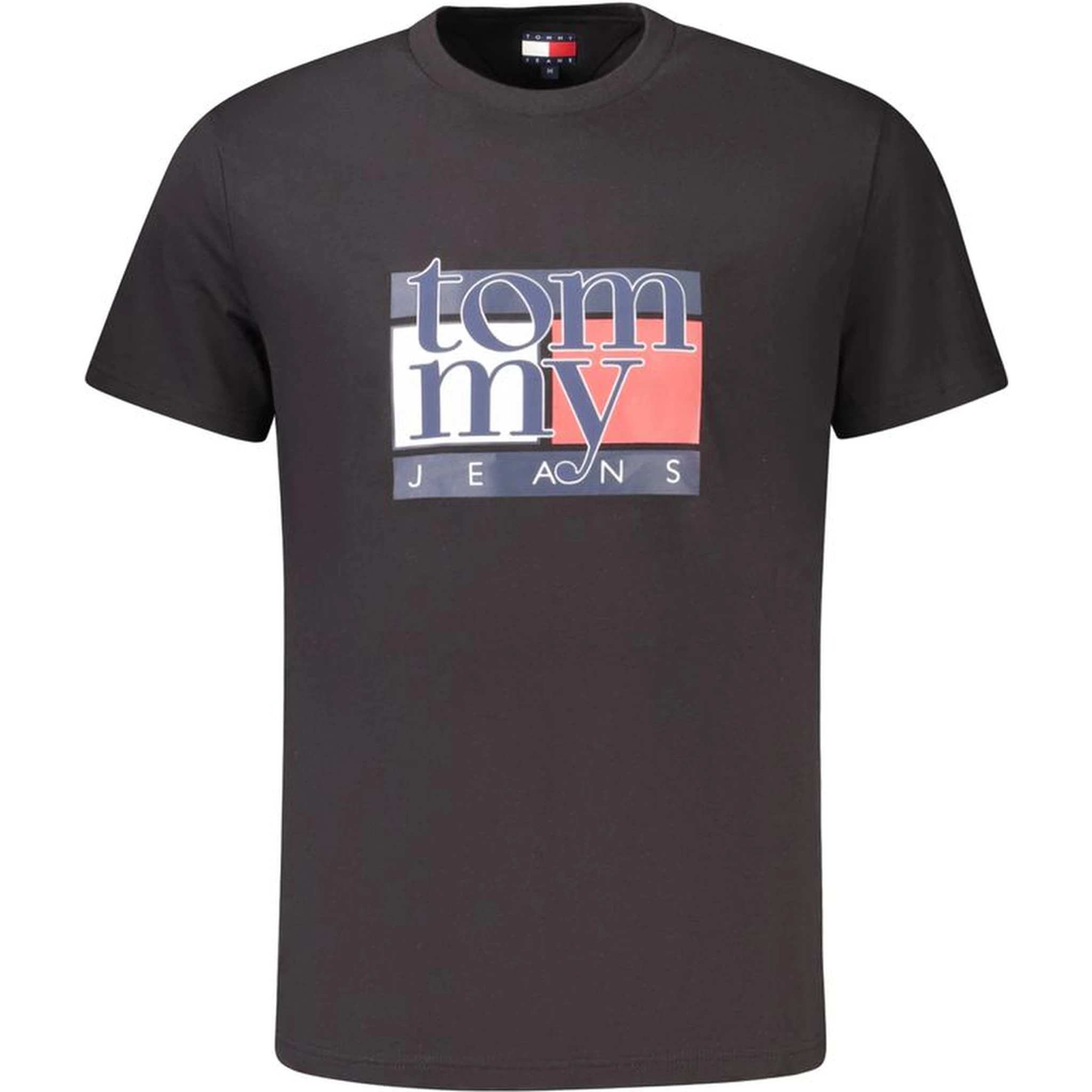 Black Cotton Men T-Shirt