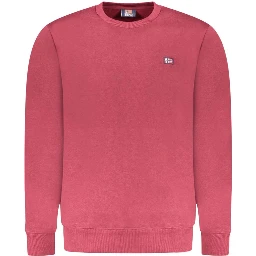Red Cotton Men Sweater