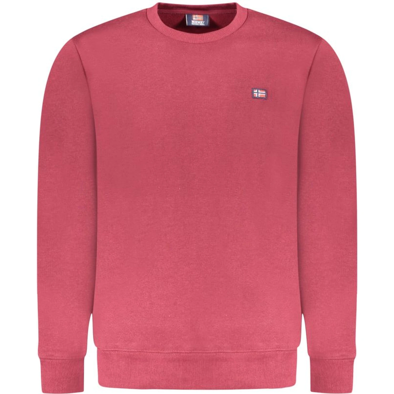 Red Cotton Men Sweater