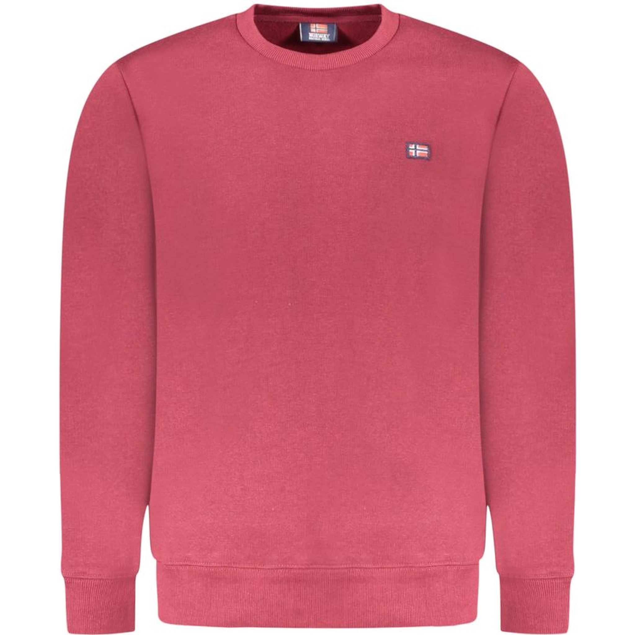 Red Cotton Men Sweater