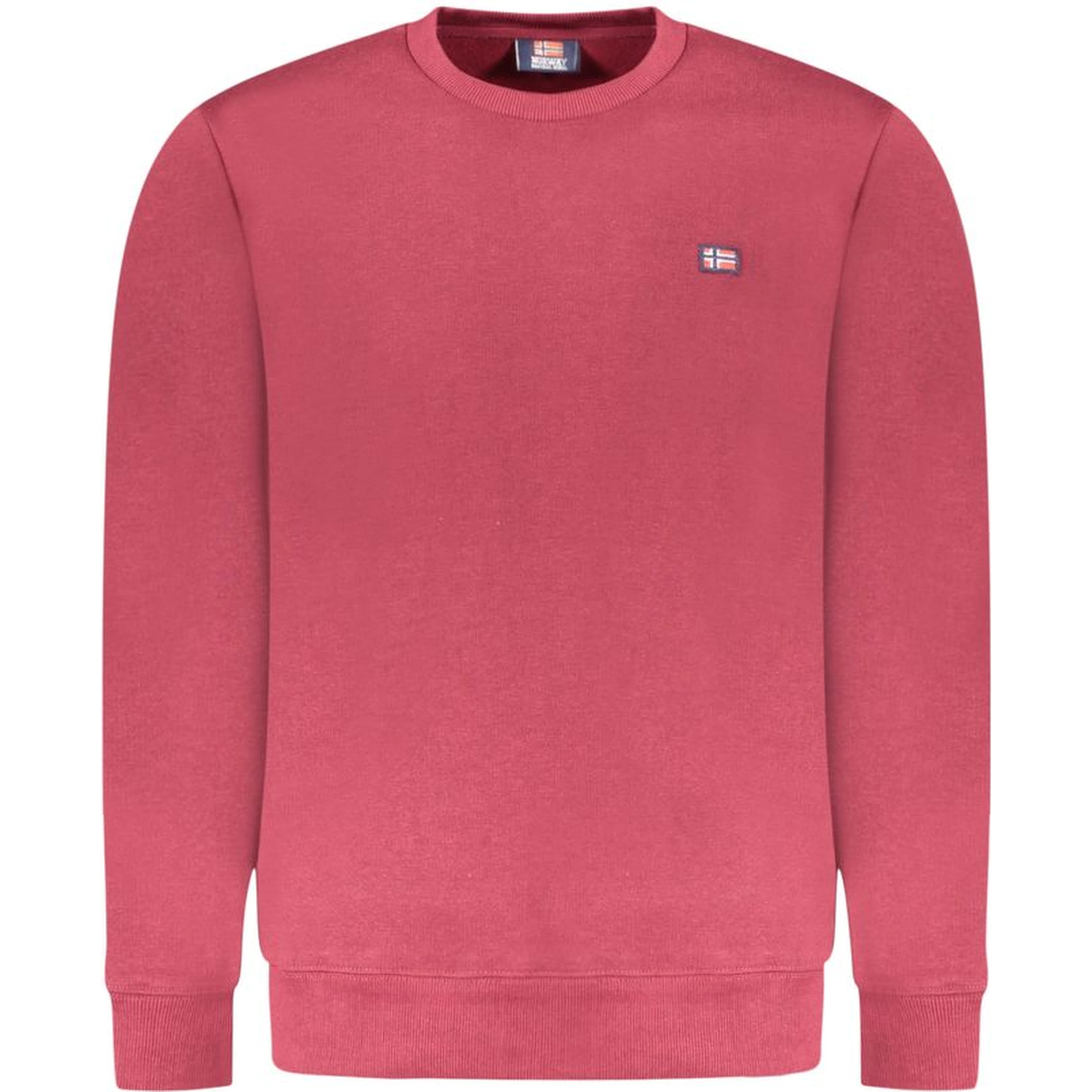 Red Cotton Men Sweater