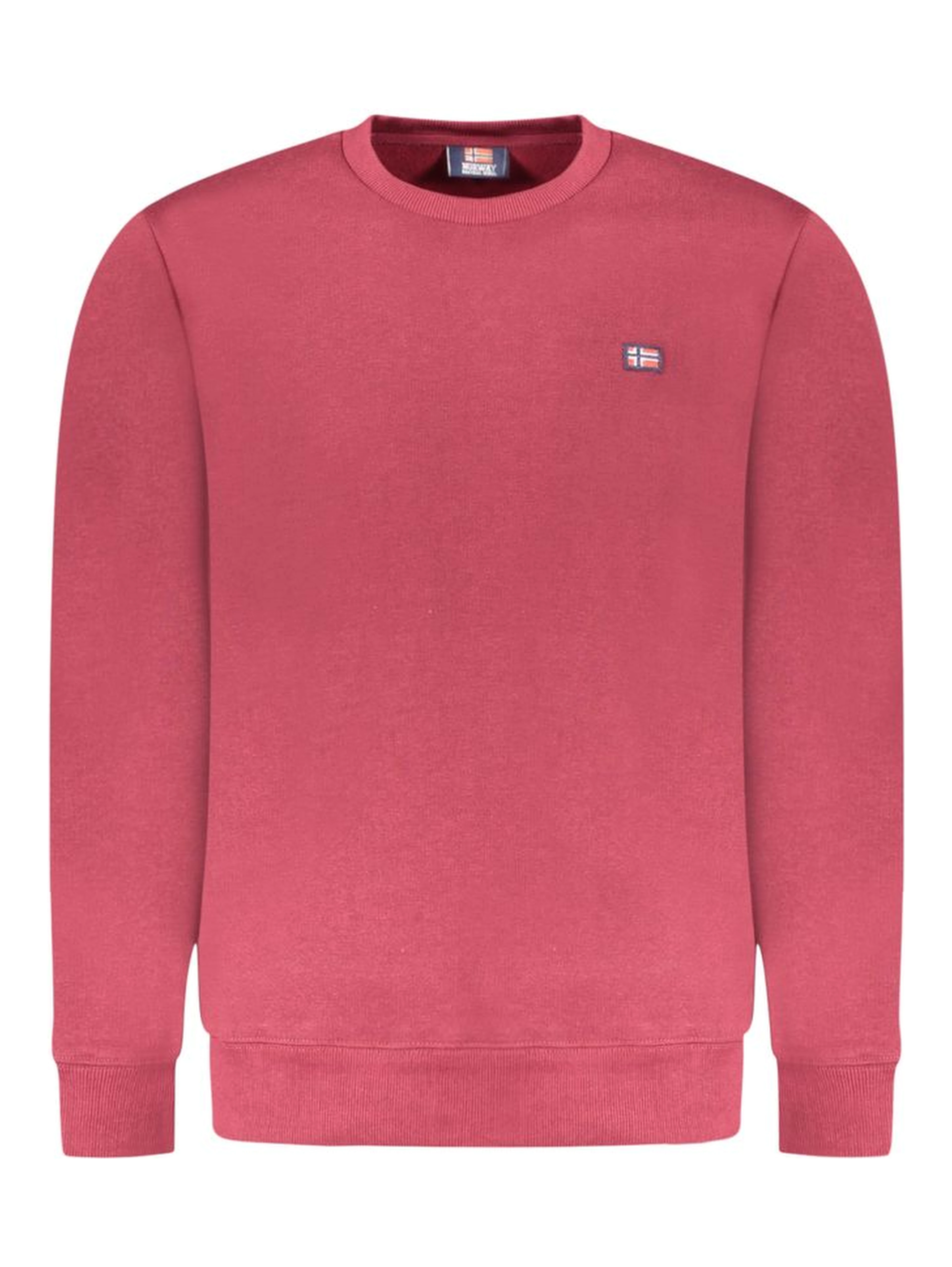 Red Cotton Men Sweater