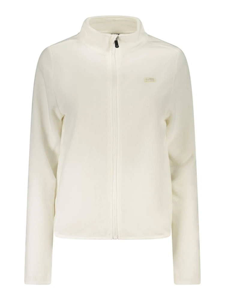 White Polyester Women Sweater