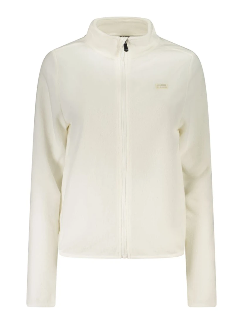 White Polyester Women Sweater