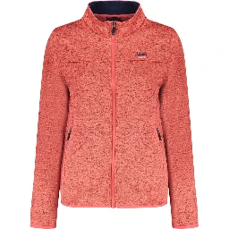 Pink Polyester Women Sweater