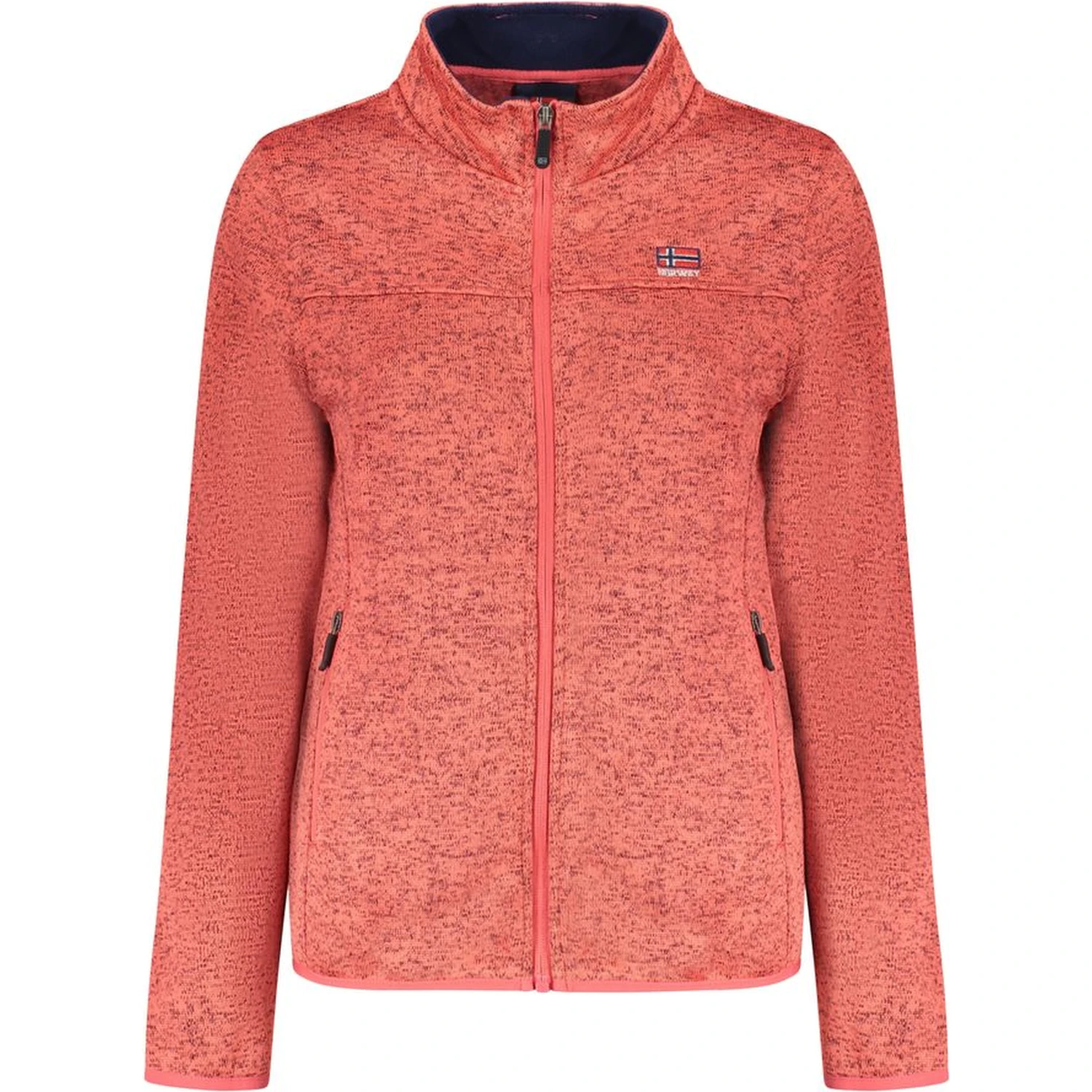 Pink Polyester Women Sweater