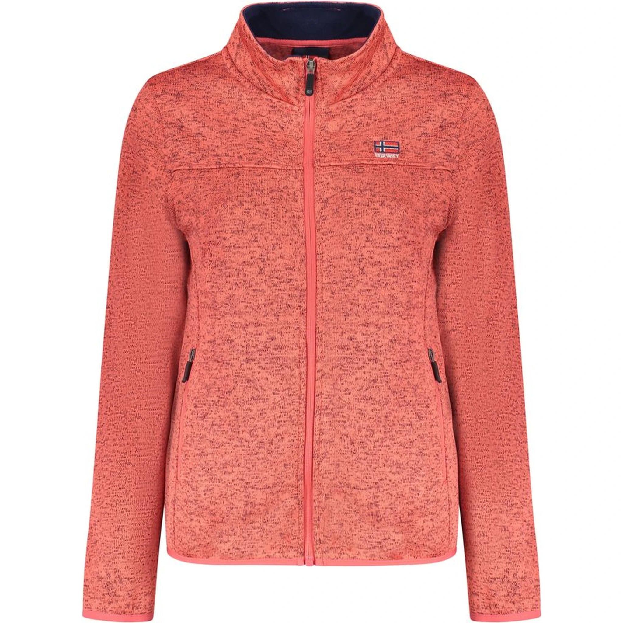 Pink Polyester Women Sweater