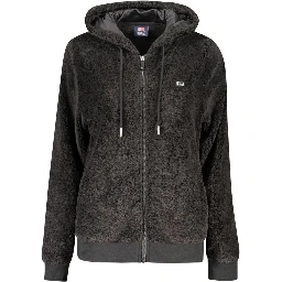 Black Polyester Women's Jacket