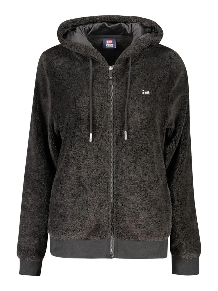 Black Polyester Women's Jacket