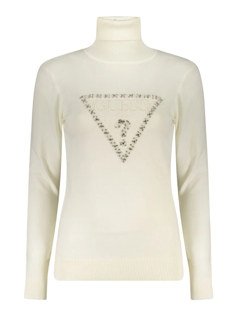White Viscose Women Sweater