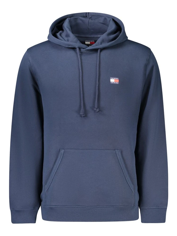 Blue Cotton Men Sweater