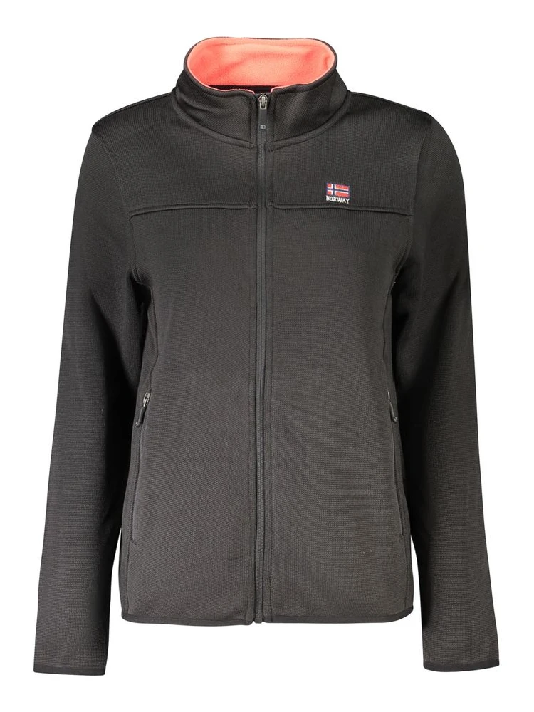 Black Polyester Women Sweater