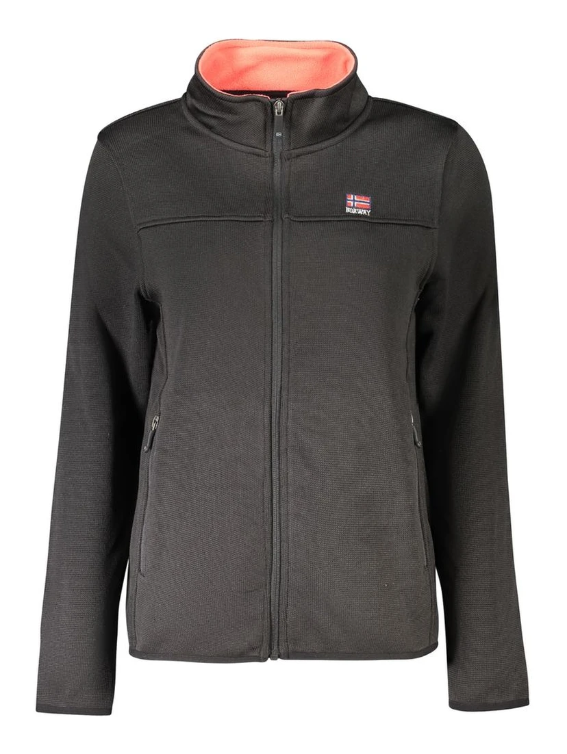 Black Polyester Women Sweater
