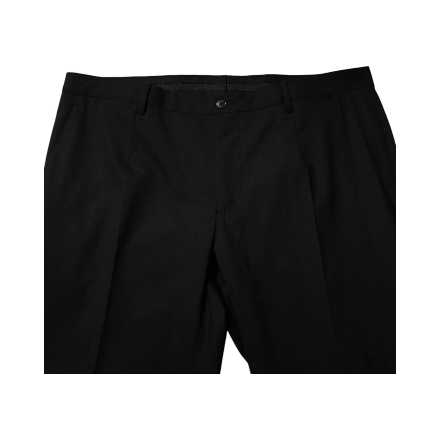 Black Wool Formal Dress Men Trousers Pants