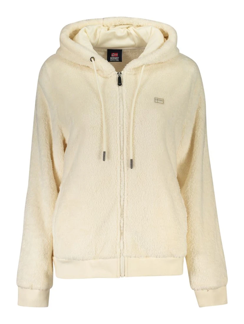 White Polyester Women Jacket