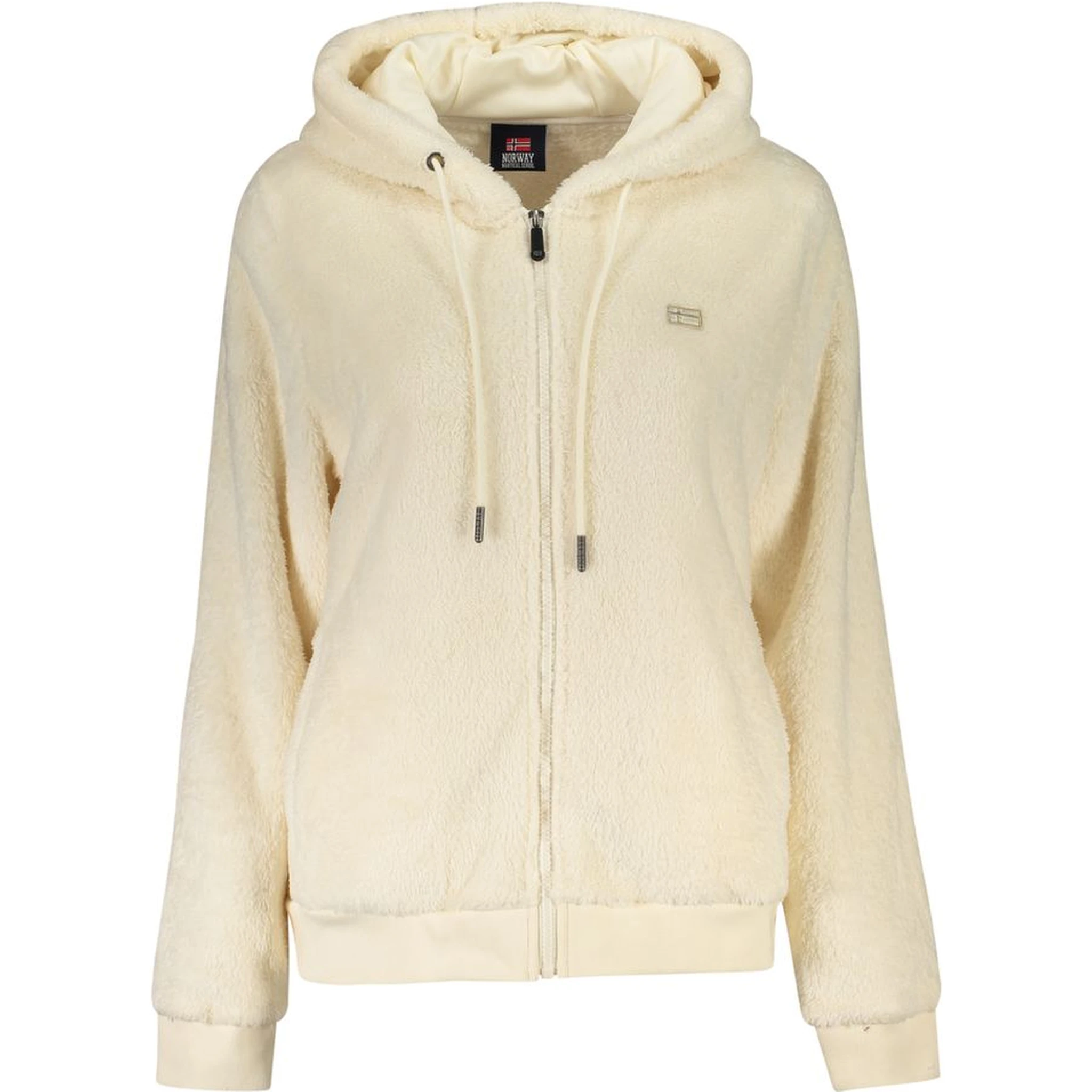 White Polyester Women Jacket