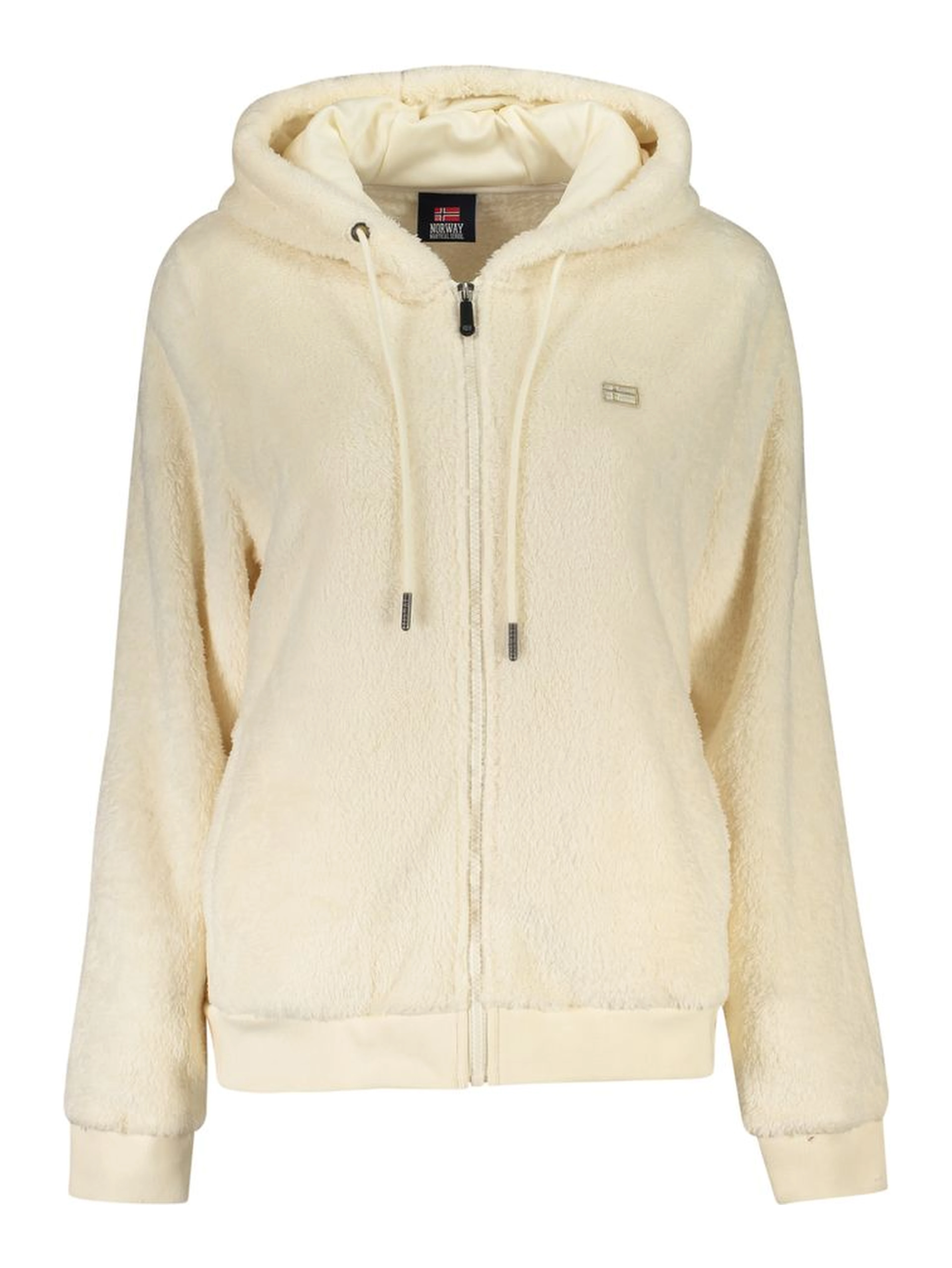 White Polyester Women Jacket